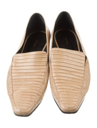 The Row Minimal Lizard Loafers