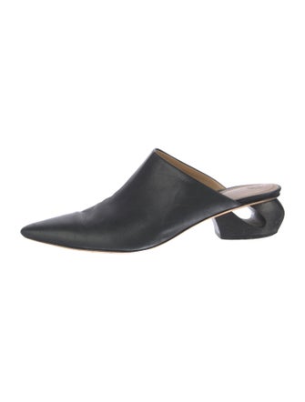 The Row Leather Mules