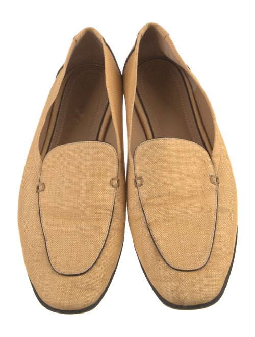 The Row Adam Raffia Loafers