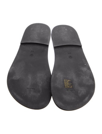 The Row Beach Slide Calfskin Slides