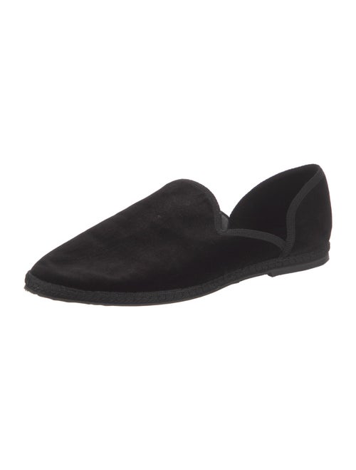 The Row Velvet D'Orsay Flats