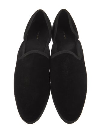 The Row Velvet D'Orsay Flats
