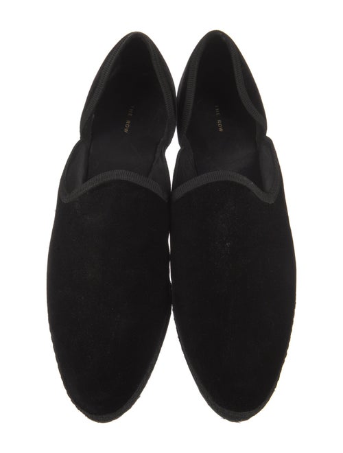 The Row Velvet D'Orsay Flats