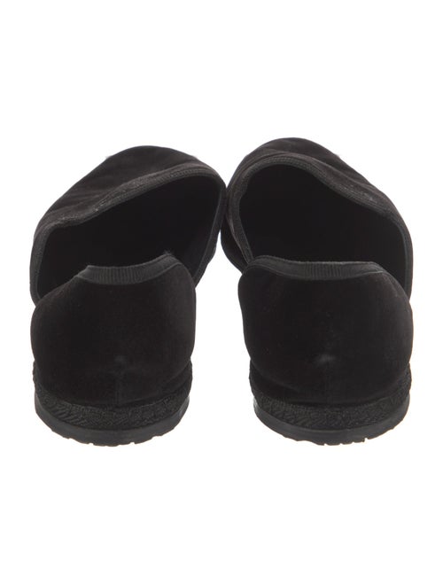 The Row Velvet D'Orsay Flats