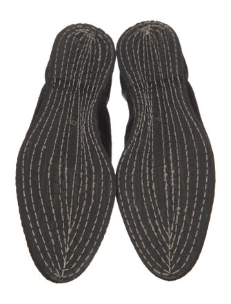 The Row Velvet D'Orsay Flats