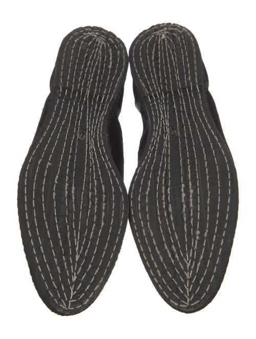 The Row Velvet D'Orsay Flats