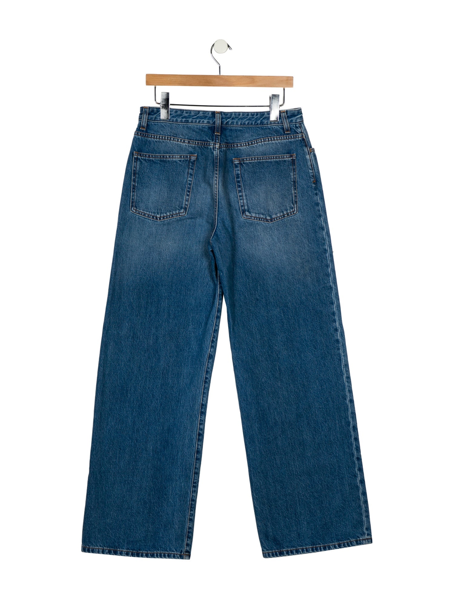 The Row High-Rise Wide Leg Jeans