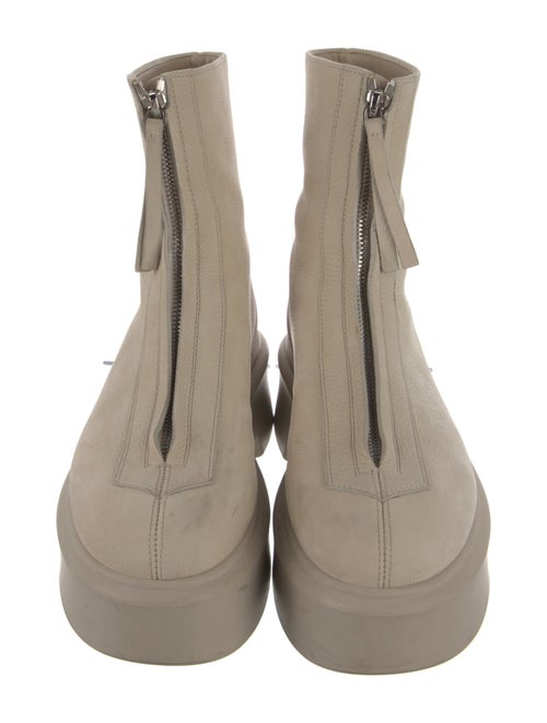 The Row Leather Combat Boots