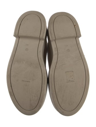 The Row Leather Combat Boots