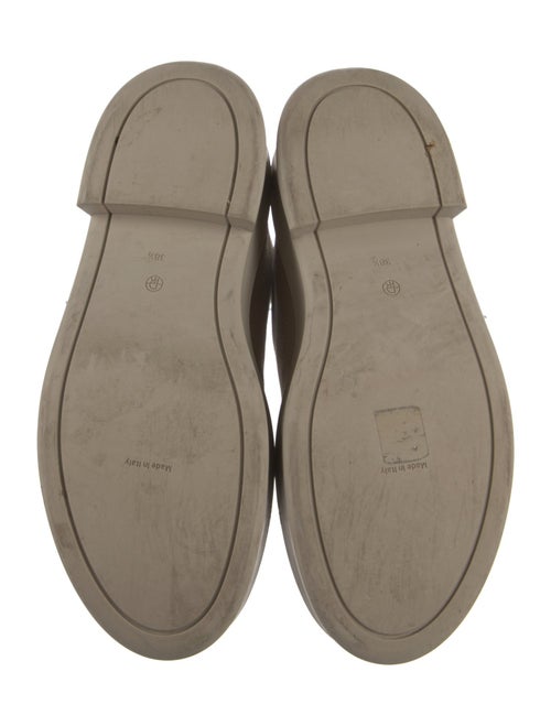 The Row Leather Combat Boots