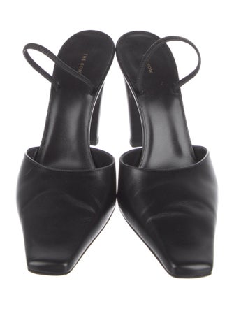 The Row Minimal Sling Calfskin Mules