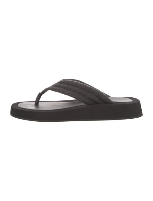 The Row Ginza Canvas Flip Flops