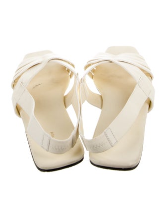 The Row Leather Slingback Sandals