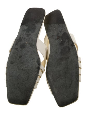 The Row Leather Slingback Sandals