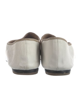 The Row Leather Flats