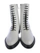 The Row Leather Combat Boots