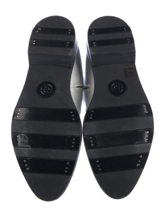 The Row Leather Combat Boots