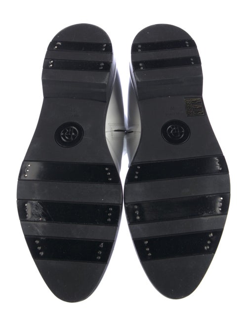 The Row Leather Combat Boots