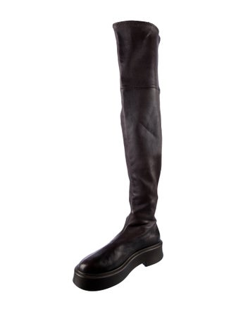 The Row Leather Riding Boots