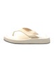The Row Ginza Lambskin Flip Flops