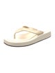 The Row Ginza Lambskin Flip Flops