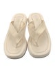 The Row Ginza Lambskin Flip Flops