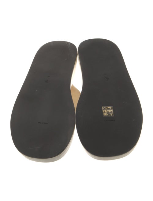The Row Ginza Lambskin Flip Flops