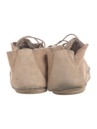 The Row Suede Lace-Up Boots