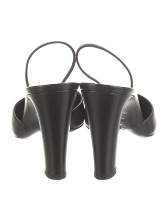 The Row Leather Slides