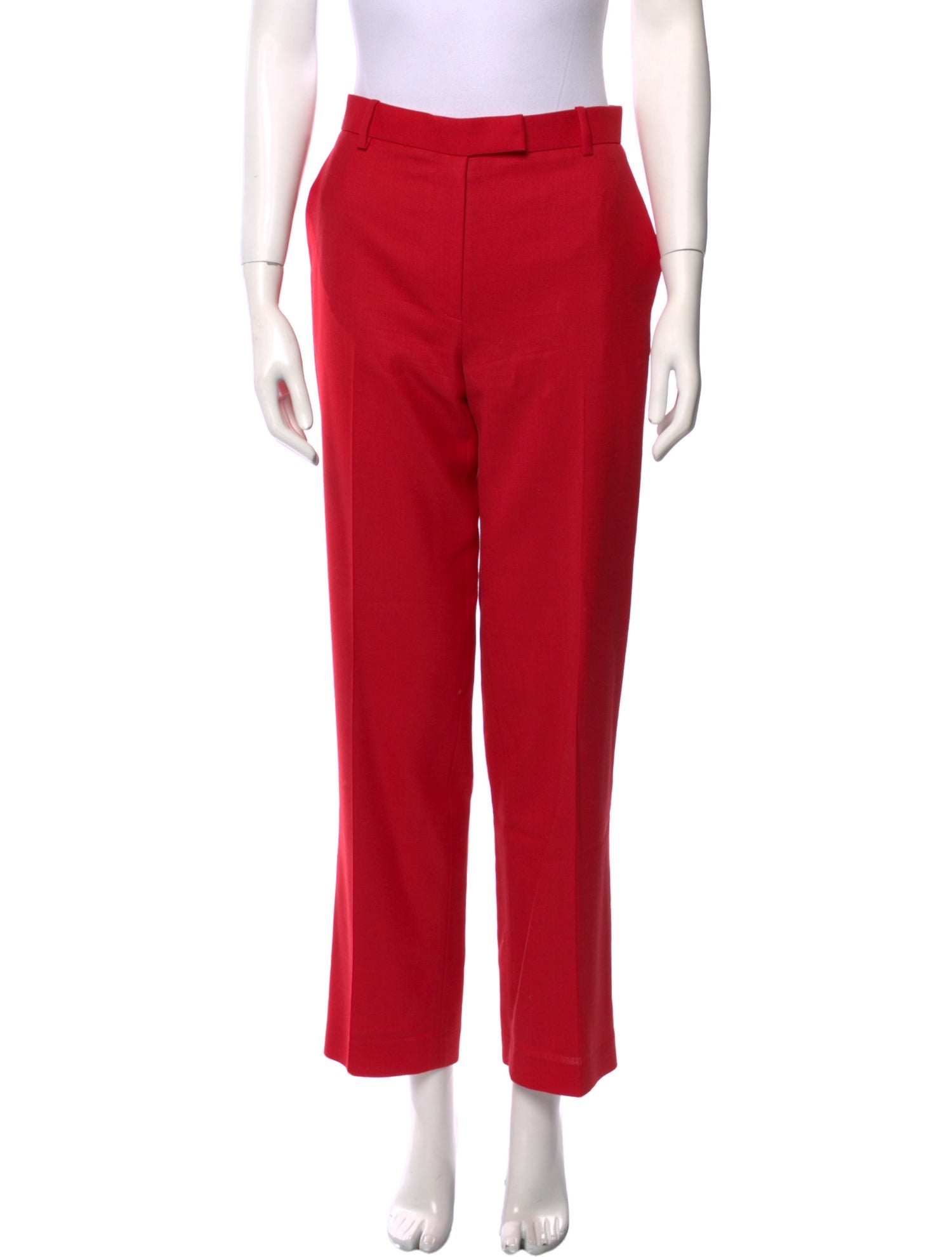 The Row Wool Straight Leg Pants