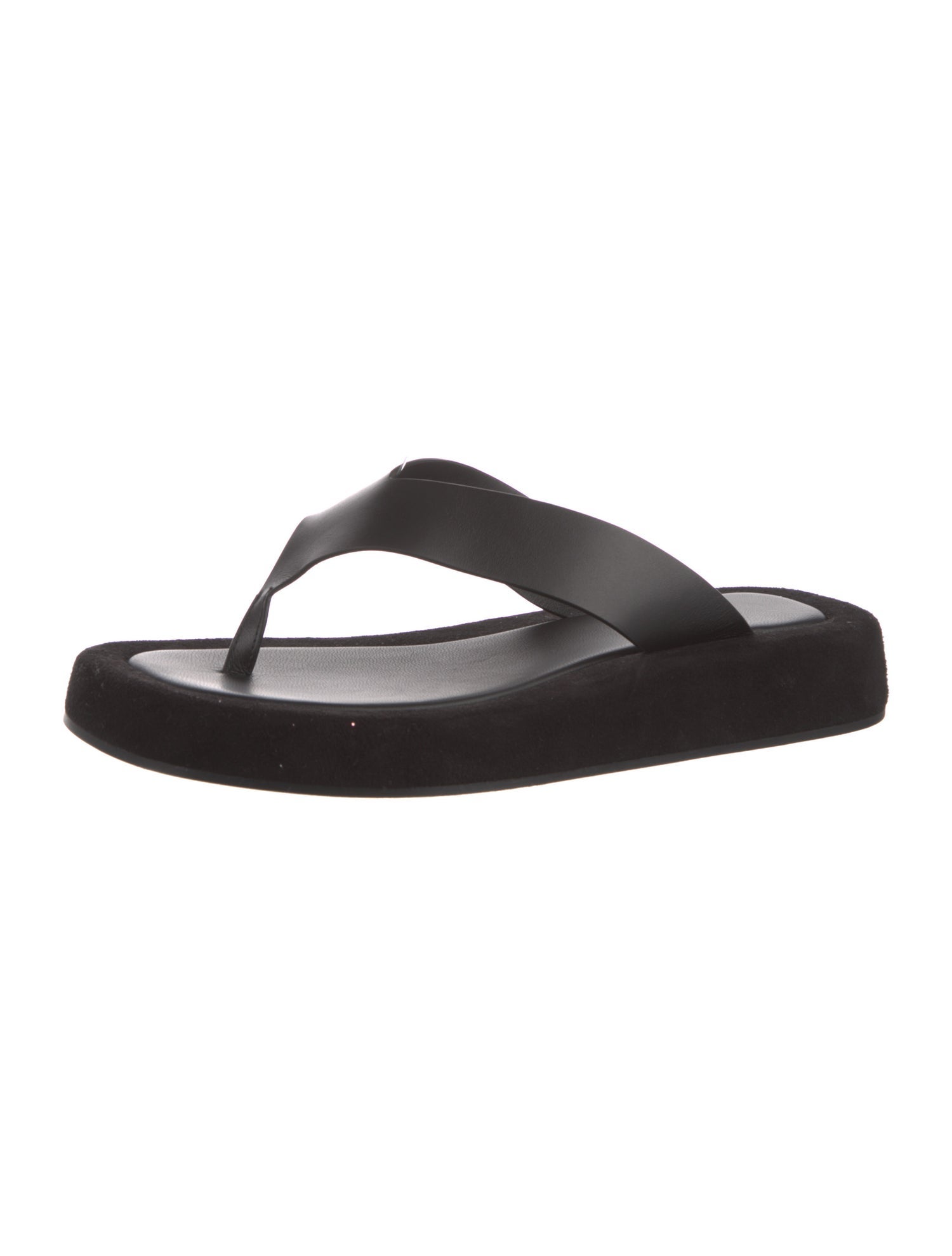 The Row Ginza Leather Slides