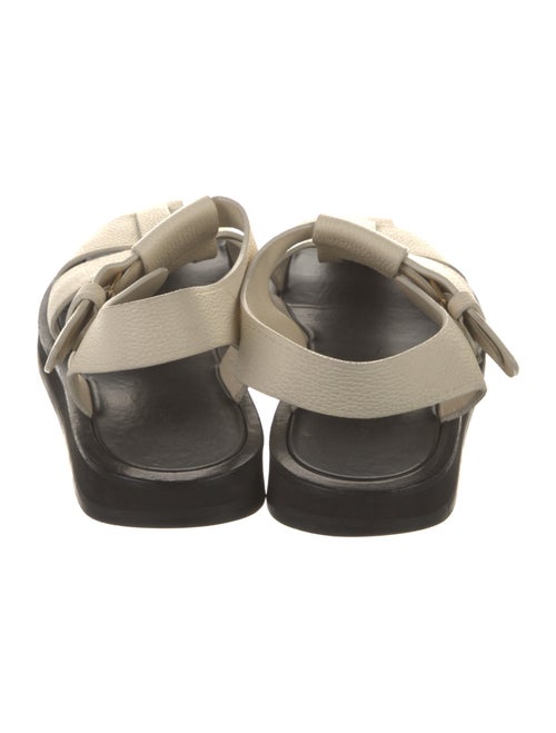 The Row Fisherman Leather Slingback Sandals