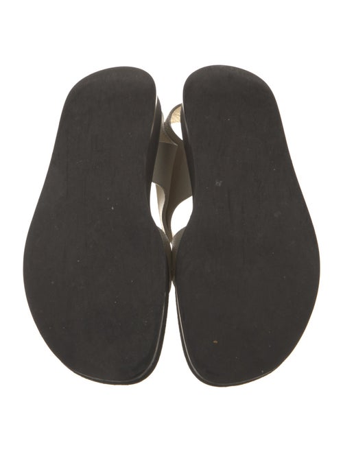 The Row Fisherman Leather Slingback Sandals