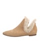 The Row Shearling Chelsea Boots