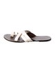 The Row Kris Leather Slides