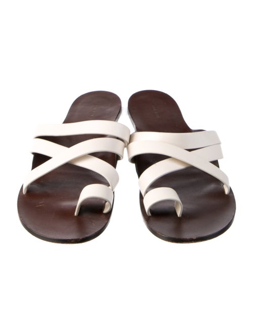 The Row Kris Leather Slides