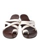 The Row Kris Leather Slides