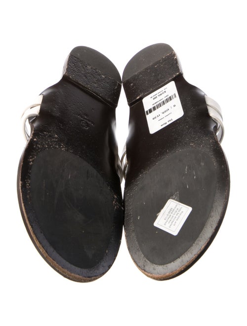 The Row Kris Leather Slides