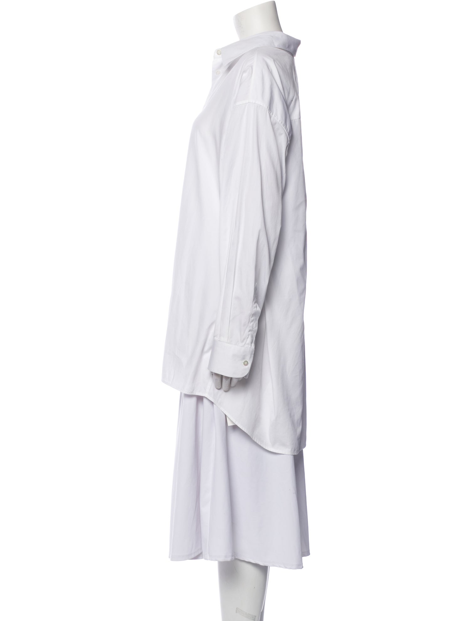 The Row Long Sleeve Button-Up Top