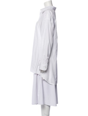 The Row Long Sleeve Button-Up Top