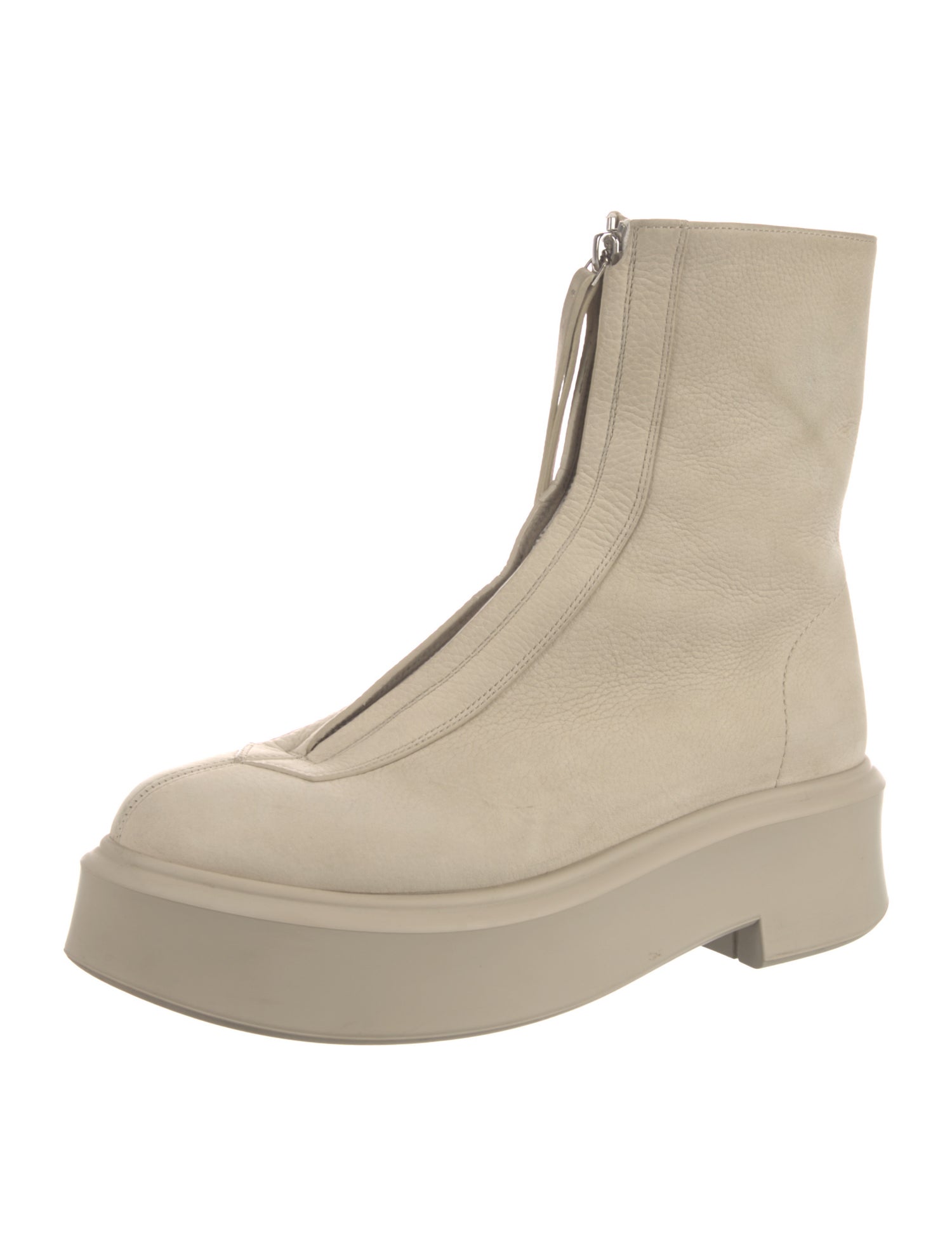 The Row 1 Nubuck Leather Chelsea Boots