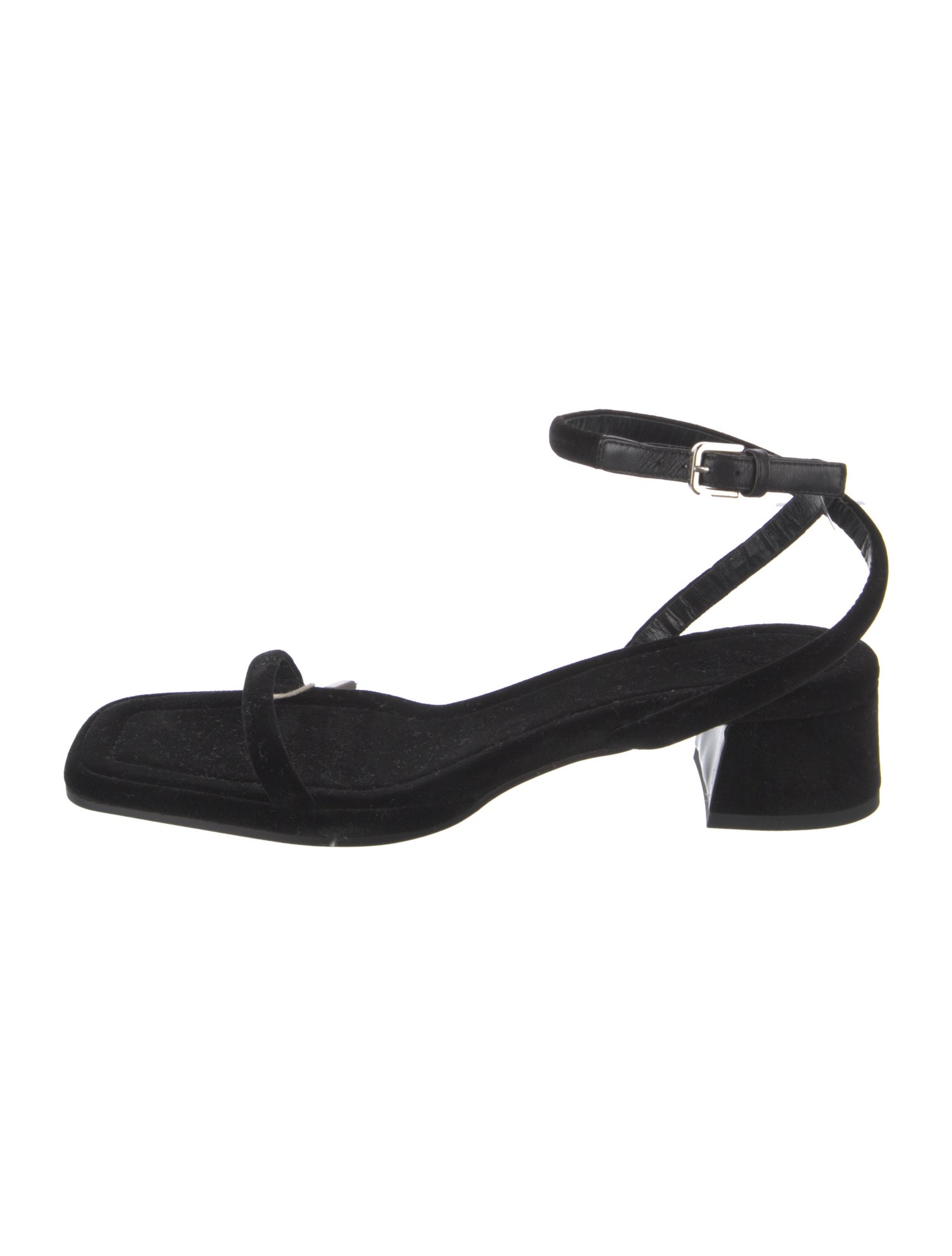 The Row Velvet Sandals