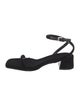 The Row Velvet Sandals