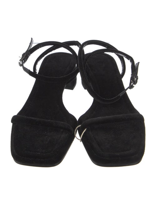The Row Velvet Sandals