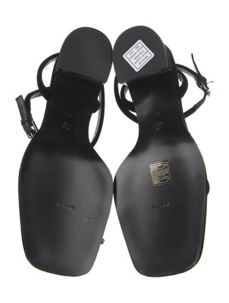 The Row Velvet Sandals