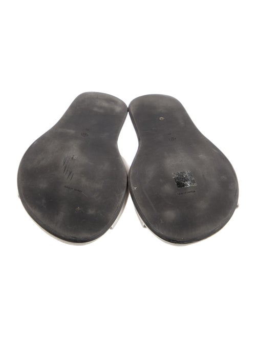 The Row Canal Satin Slides