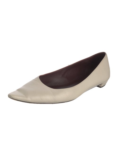 The Row Leather Ballet Flats