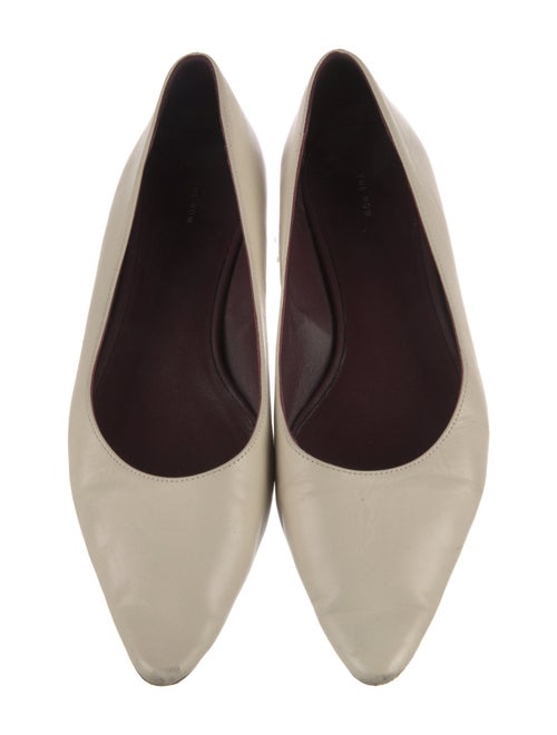 The Row Leather Ballet Flats