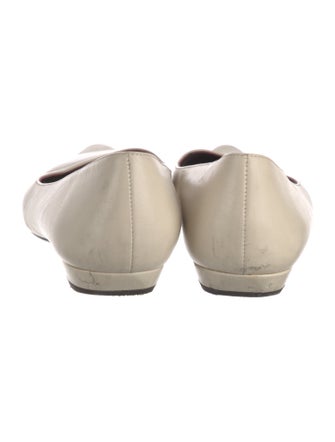 The Row Leather Ballet Flats