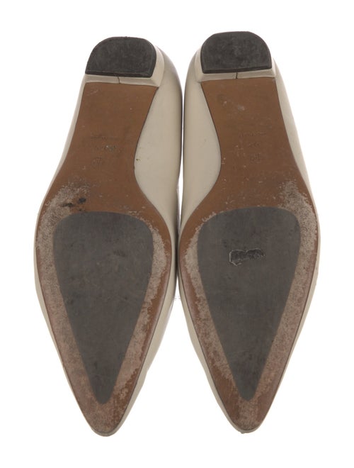 The Row Leather Ballet Flats